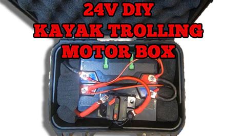 24v KAYAK Trolling Motor DIY Battery Box for my NK 180 - YouTube