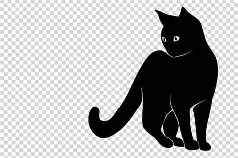 Black Cat Silhouette Clip Art