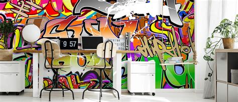 Urban Graffiti Art Wallpaper | Wallsauce NZ