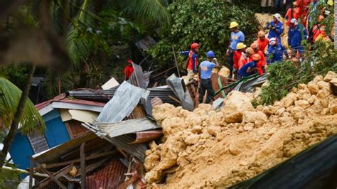 Landslide buries more than 20 homes in Cebu, Philippines | One World ...