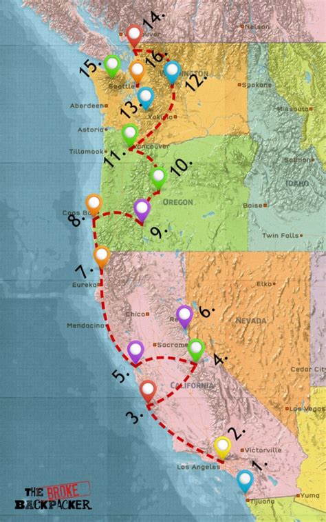 Usa West Coast Road Trip Guide (July 2019) - California Oregon ...