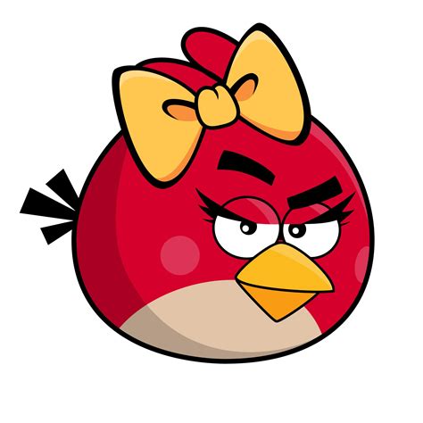 Image - Angry bird red girl.jpg - Angry Birds Fanon Wiki | Template pássaro, Serigrafia, Vetores ...