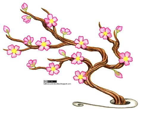 Tattoos and doodles: Cherry blossom
