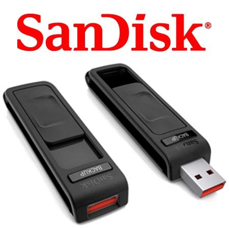 SanDisk 64 GB Backup USB flash drive with backup software - TechGadgets