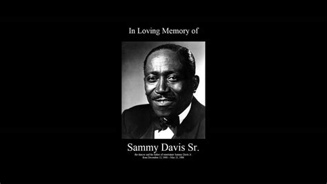 In Loving Memory of Sammy Davis Sr. by Blakeharris02 on DeviantArt