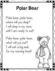 Image result for polar bear poem | Shared reading poems, Reading poems ...