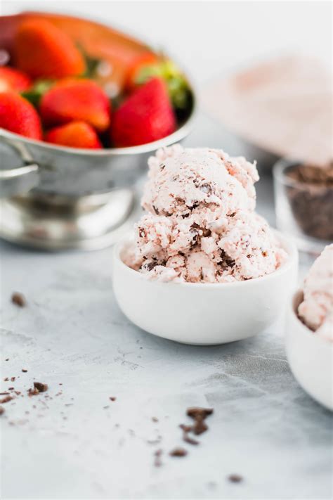 Strawberry Chocolate Chip Ice Cream - Meg's Everyday Indulgence