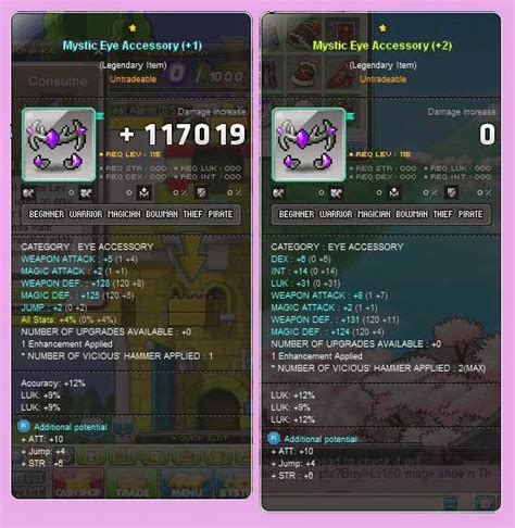 Diary Of A MapleStory NightLord: My Stats And Equipment Update