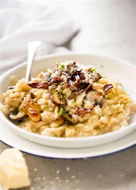 Chicken and Mushroom Risotto | RecipeTin Eats