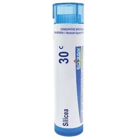 Boiron Silicea 30C, Homeopathic Medicine for Fatigue (80 pellets) - Instacart