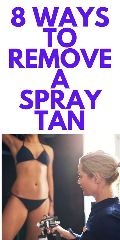 How to Remove Spray Tan - Stylish Life for Moms | Fake spray tan, Spray ...