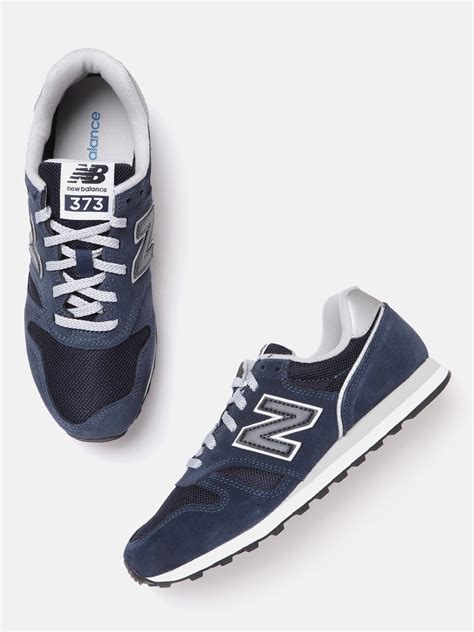 Buy New Balance Men Navy Blue Woven Design Sneakers - Casual Shoes for ...