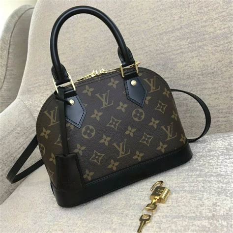 Louis Vuitton LV Women Alma BB Handbag Monogram Canvas-Brown - LULUX