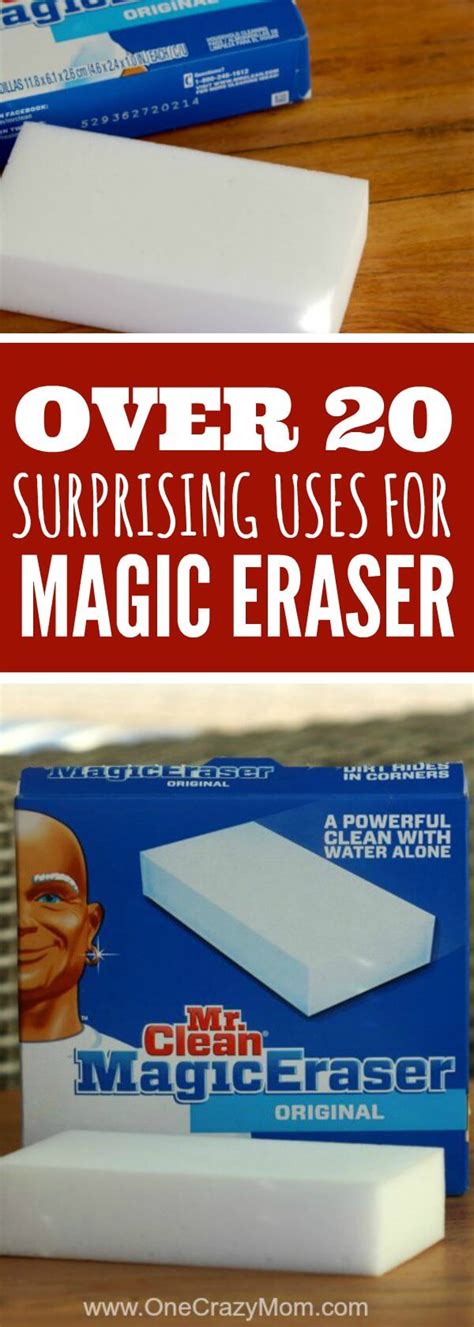 Mr Clean Magic Eraser uses - 25 Ways to use Magic Erasers!