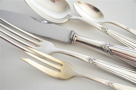 Vintage German Silver Plated Fächer Cutlery Set for 6 People from WMF ...