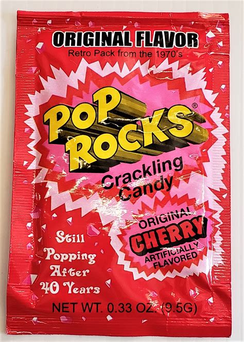 Pop Rocks – Original Cherry Retro pack – Crowsnest Candy Company