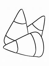Candy Corn coloring Page  Free Printable sketch template