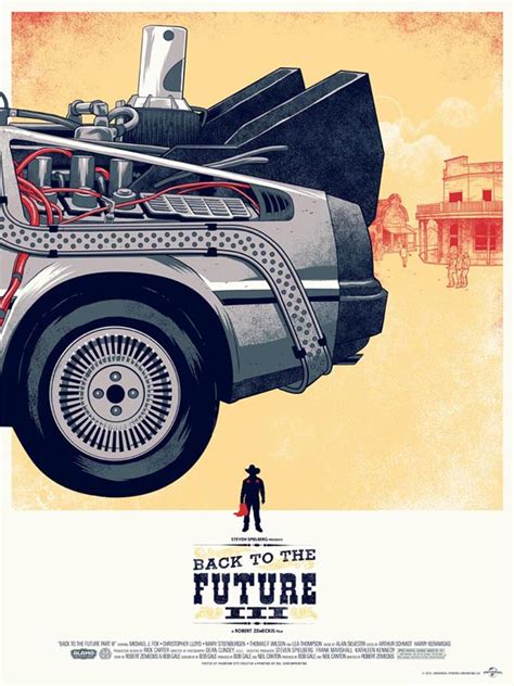 Back To The Future Poster Trilogy by Phantom City Creative