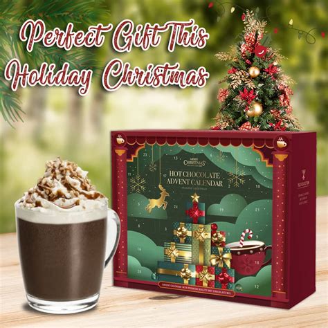 Hot Chocolate Advent Calendar 2021 - Gourmet Luxury Advent Calendar 24 Hot Chocolate Selection ...