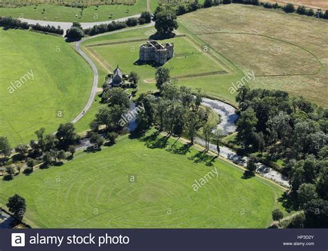 Spectacular aerial views of the National Trust property of Lyveden New ...