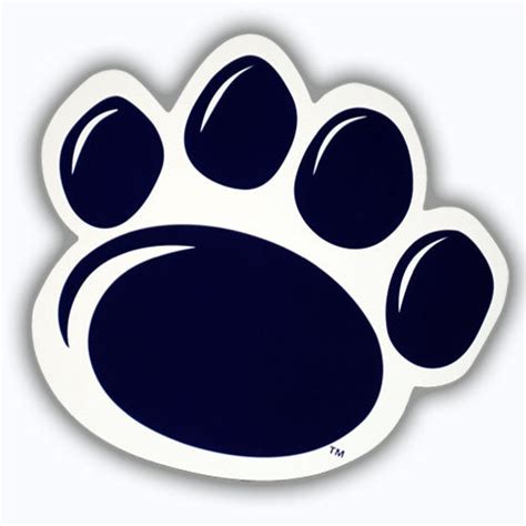 Penn State Paw Print Static Sticker – Lions Pride