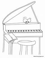 Piano coloring page  Download Free For Kids Best sketch template