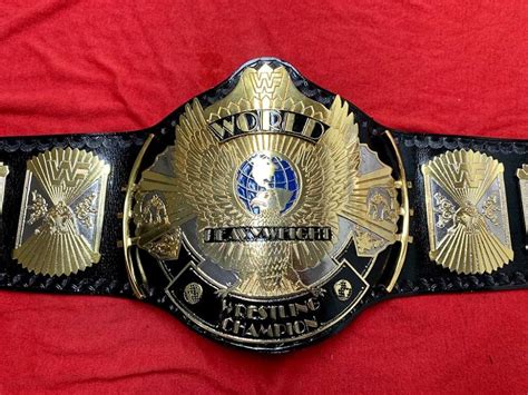 WWF Winged Eagle Belt Sports Belt, Belt, Professional Wrestling ...