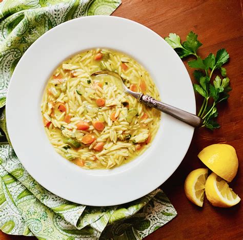 Chicken Orzo Soup - Swirls of Flavor