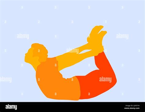 yoga pose second chakra illustration Stock Photo - Alamy