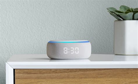 Uniquetechno: Amazon Echo Dot with Clock Smart Alarm is a discreet ...