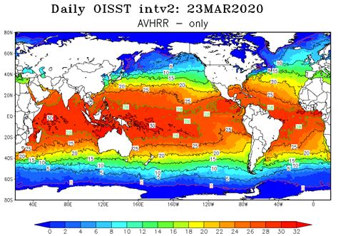 Maps Of The Pacific Ocean Composite Maps Of Sea Surface Temperature ...