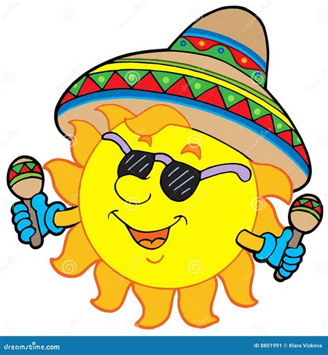 Le Soleil Mexicain Image stock - Image: 8801991