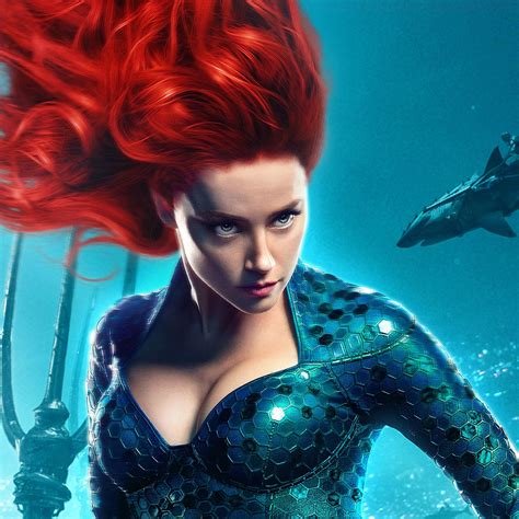 2048x2048 Amber Heard As Princess Mera In Aquaman Movie Ipad Air HD 4k Wallpapers, Images ...