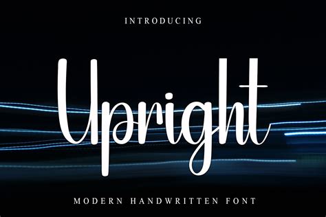 Upright Font by PiPi Creative · Creative Fabrica