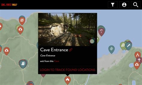 Interaktywna mapa Sons of the Forest: broń, wyposażenie i jaskinie