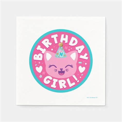 Birthday Napkins | Zazzle | Birthday napkins, Birthday, Girl birthday