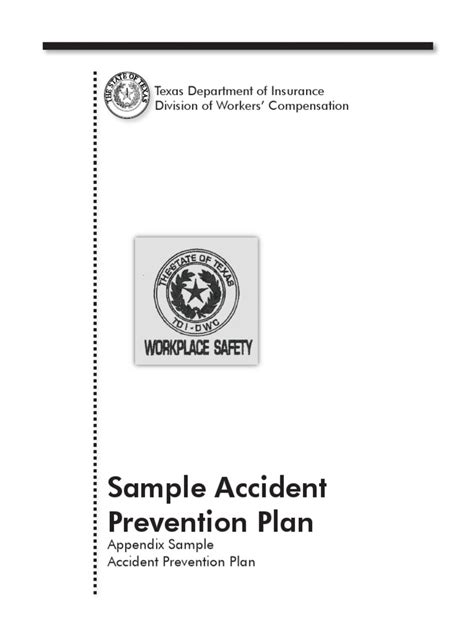 Sample Accident Prevention Plan | PDF | Occupational Safety And Health ...