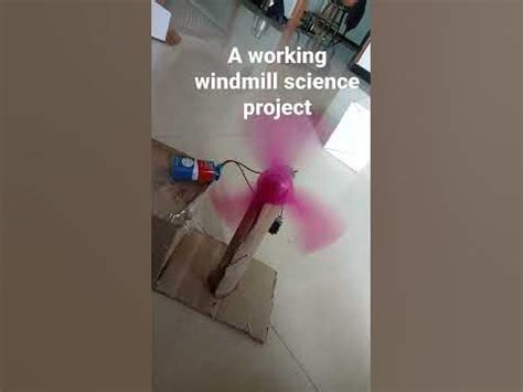 windmill science project - YouTube