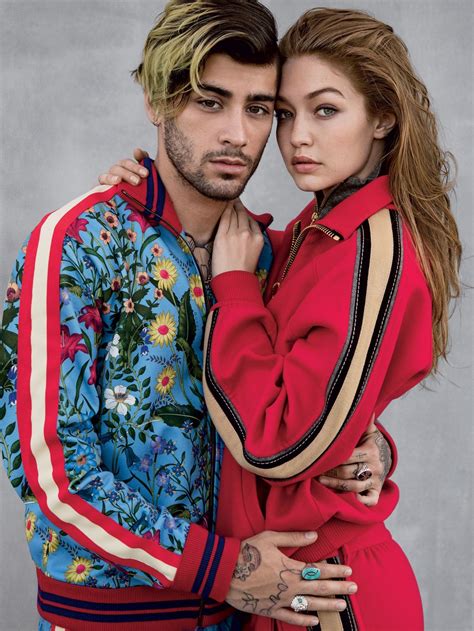 Gigi Hadid & Zayn Malik - Inez & Vinoodh for US Vogue, August 2017 ...