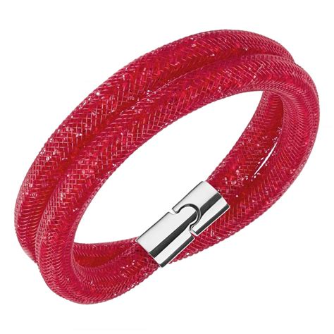 Swarovski Jewellery Swarovski Stardust Red Bracelet - Jewellery from Faith Jewellers UK