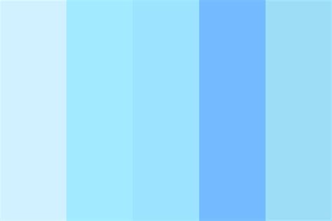 calm sky blue Color Palette