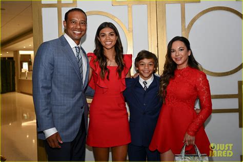 Tiger Woods Joined by His Two Kids & Girlfriend Erica Herman at World Golf Hall of Fame ...