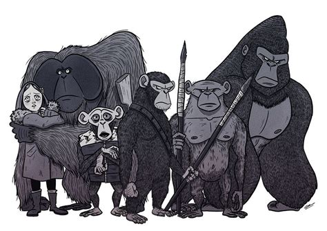 PLANET OF THE APES by GrievousGeneral on DeviantArt | Character design animation, Gorillas art ...