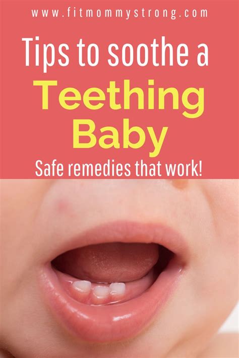 Soothe your teething baby with safe remedies that work! | Baby teething ...