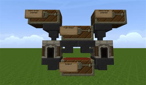 My auto-smelter that I made recently and have used on every file since : r/Minecraft