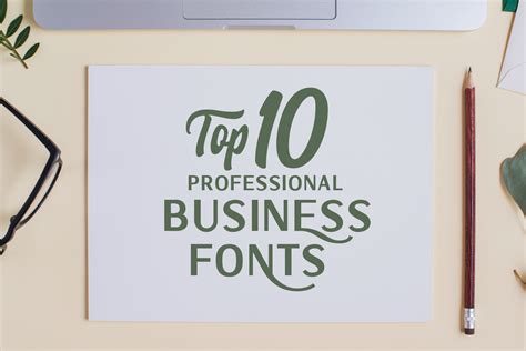 Top 10 Professional Business Fonts | The Font Bundles Blog