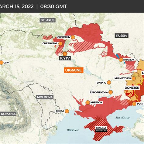 Map Of Ukraine War 2022 – Get New Map Update