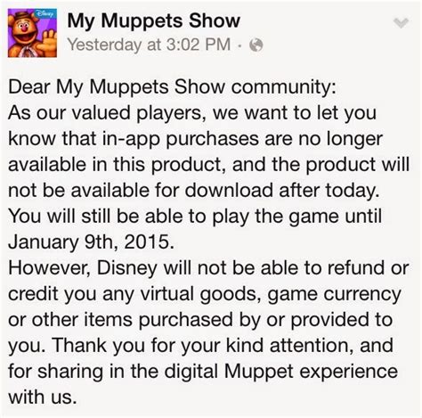 Muppet Stuff: My Muppets Show App to Close January 9th!