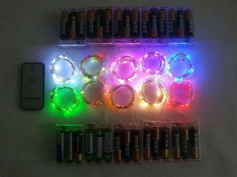 Mini Copper Wire String Light With 20 LED Usb Battery Pack Battery ...