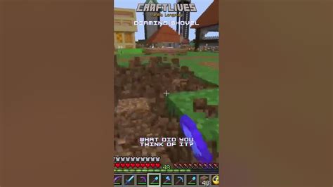 DIAMOND SHOVEL ON DIRT - MINECRAFT - YouTube